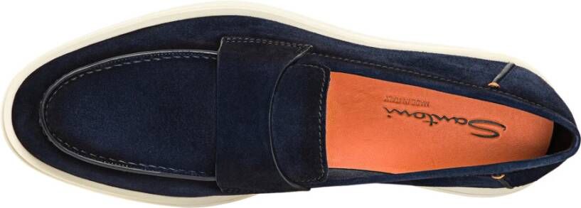 Santoni Heren suède loafer - Foto 2
