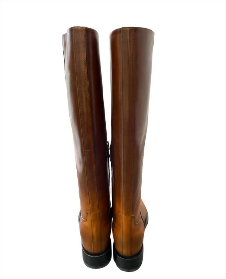 Santoni Hoge Laarzen Bruin Dames