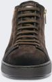 Santoni Hoge vetersneakers - Bruin