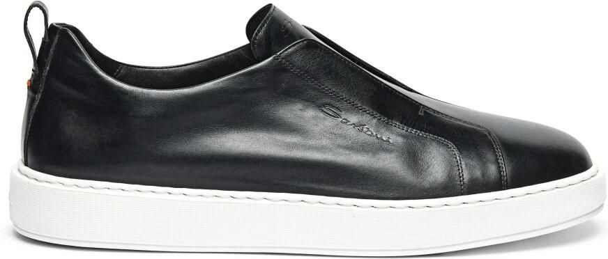 Santoni Zwarte Sneakers voor Mannen