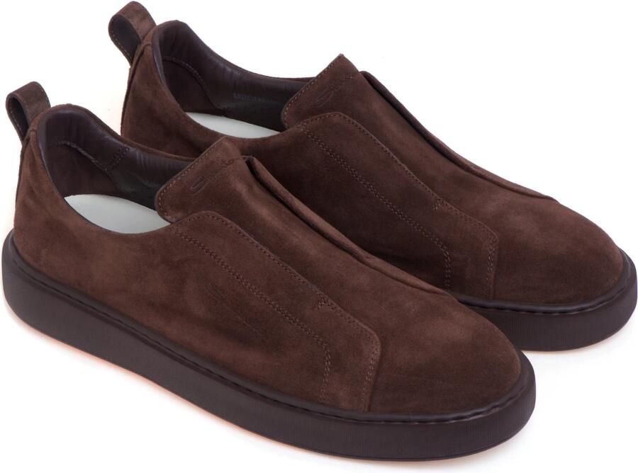 Santoni Instapper van suède - Foto 3