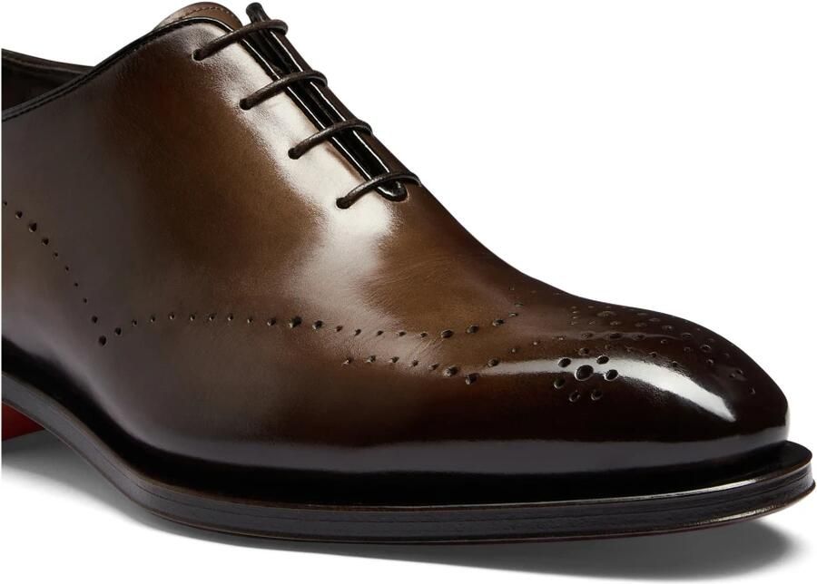 SANTONI Nette Schoenen Heren Kaj Leer Bruin - Foto 2