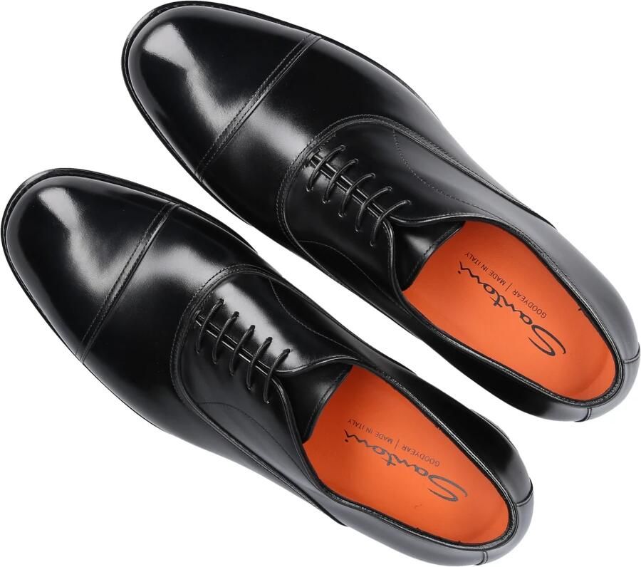 Santoni Kalfsleren Zakelijke Schoenen - Foto 2