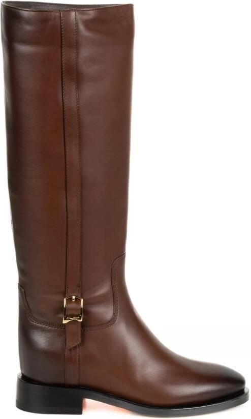 Santoni Klassieke Leren Hoge Laarzen