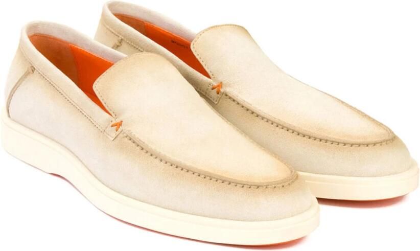 Santoni Klassieke Leren Loafers