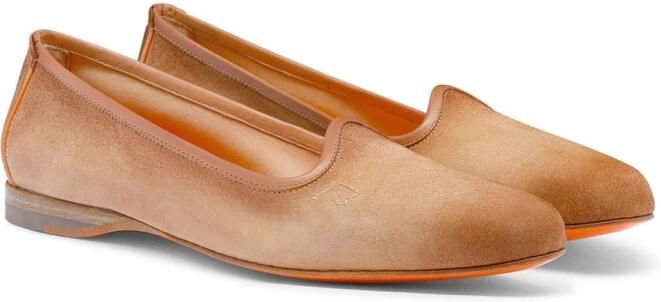Santoni Klassieke Leren Loafers