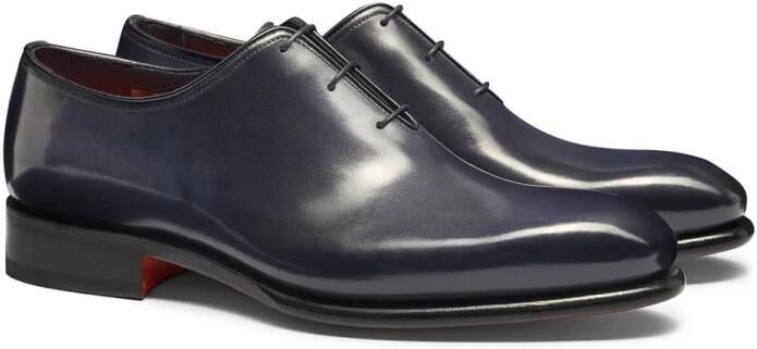 Santoni Klassieke Oxford Schoenen in Zwart