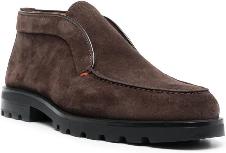 Santoni Klassieke Suède Desert Laarzen - Foto 3