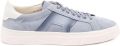 SANTONI Lage Sneakers Heren Dbs Sf1 Textiel Blauw - Blauw