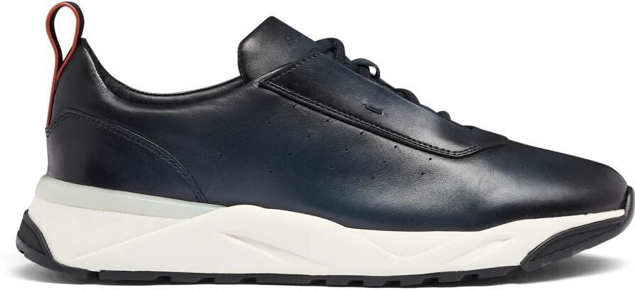 Santoni Lage sneakers met perforaties