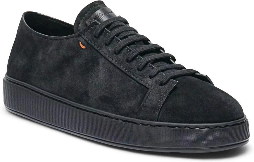 Santoni Lage sneakers van suède kalfsleer - Foto 3