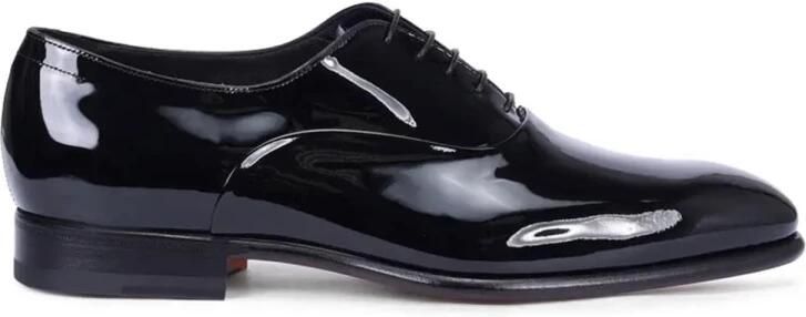 Santoni Lakschoen van lakleer