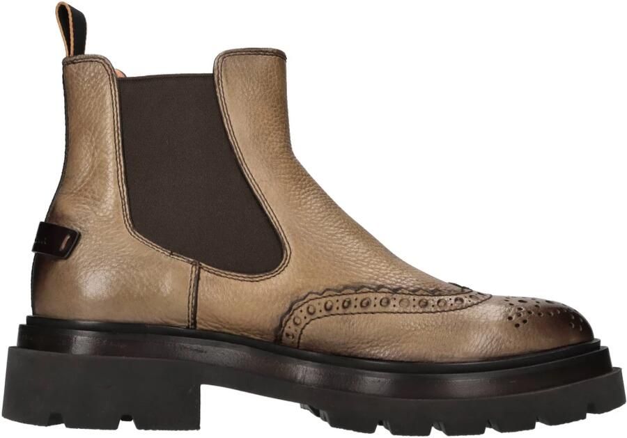 Santoni Leren Chelsea Laarzen in Beatles-stijl - Foto 2
