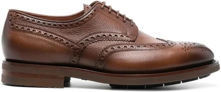 Santoni Leren Derby-schoenen