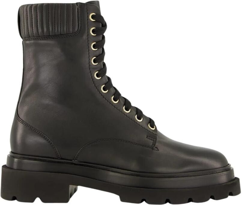 Santoni Leren Enkelboots