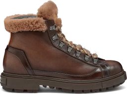 Santoni Leren Enkellaars