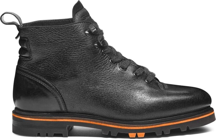 Santoni Leren enkellaars