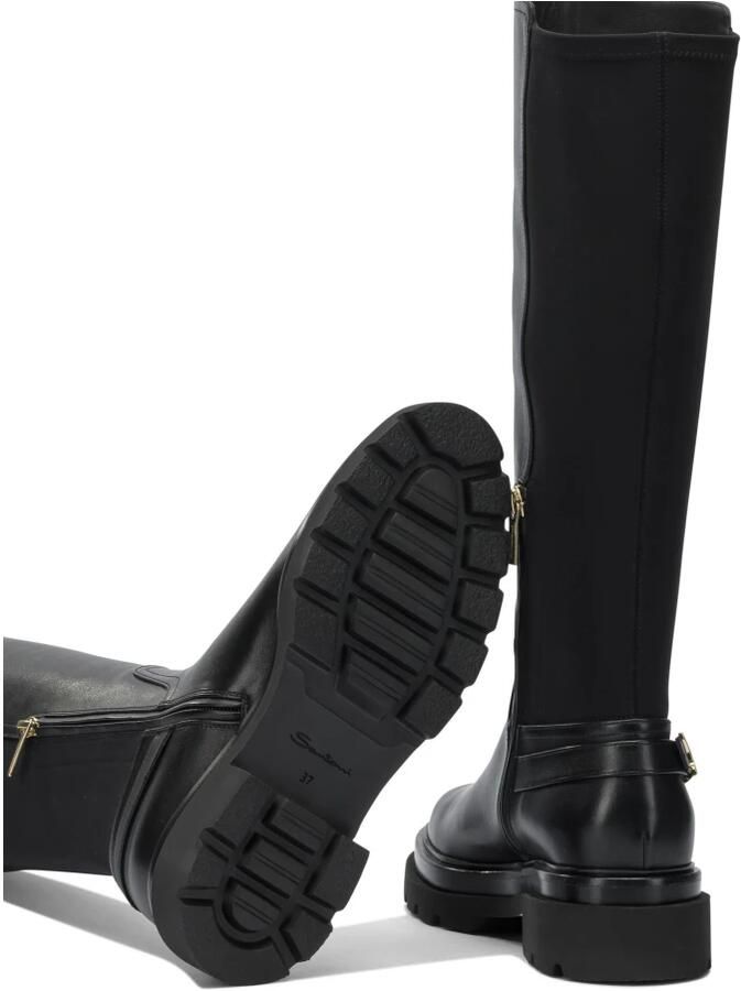 Santoni Leren Knielaarzen - Foto 2