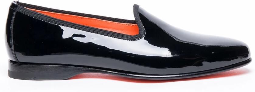 Santoni Leren Loafer met Lak