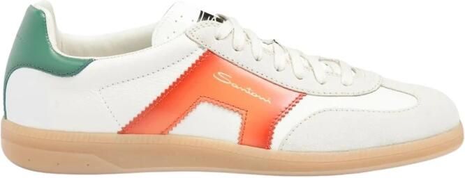 Santoni Leren Lowtop Sneakers - Foto 2