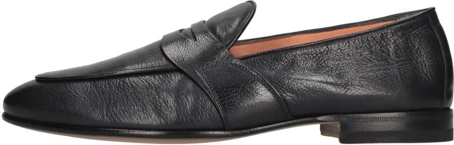 Santoni Leren Mocassins