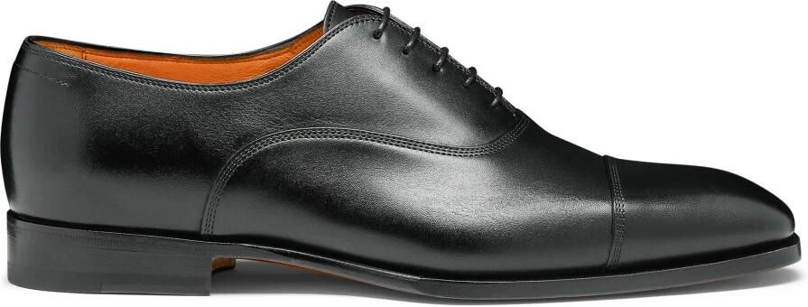 Santoni Leren Oxford Schoen