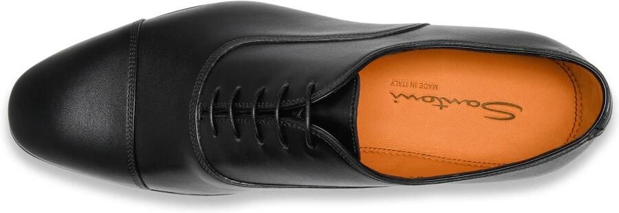 Santoni Leren Oxford Schoen - Foto 5