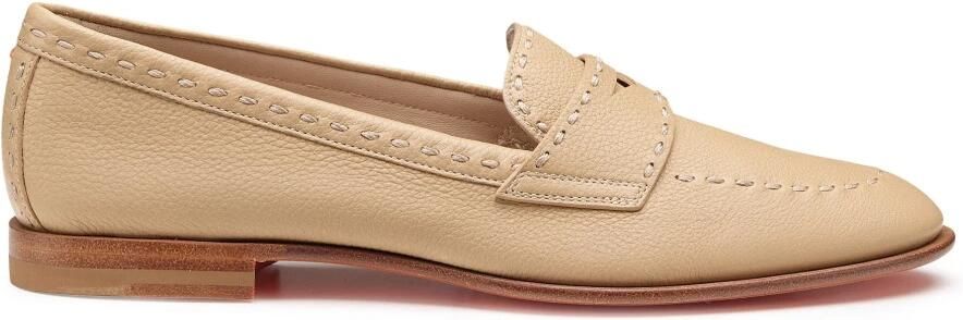 Santoni Leren Penny Loafer