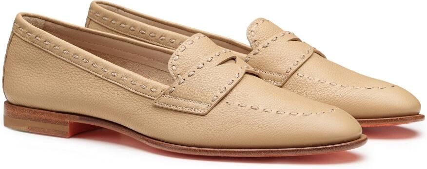 Santoni Leren Penny Loafer - Foto 4