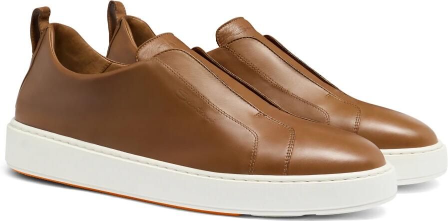 Santoni Leren Slip-On Sneaker - Foto 2