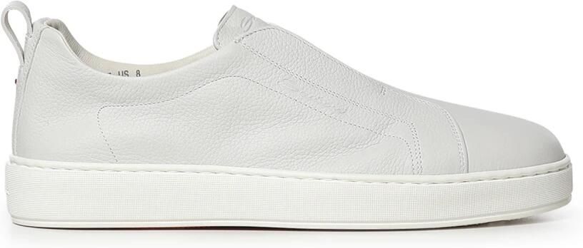 Santoni Leren Slip-On Sneaker