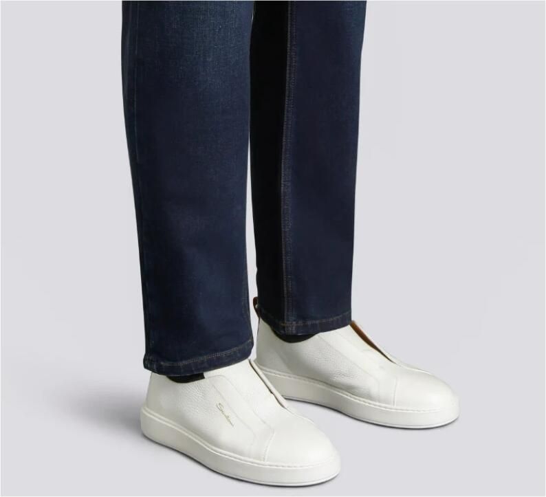 Santoni Leren Slip-on Sneakers - Foto 2