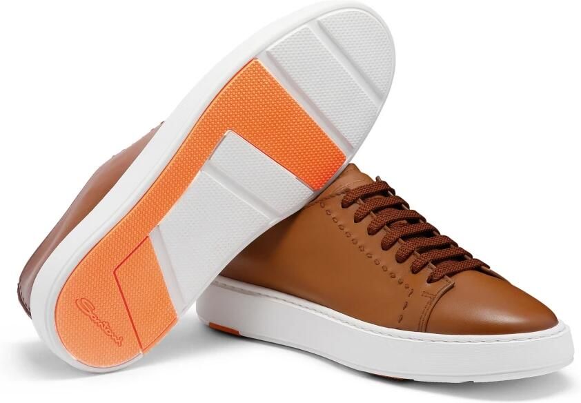 Santoni Leren Sneaker