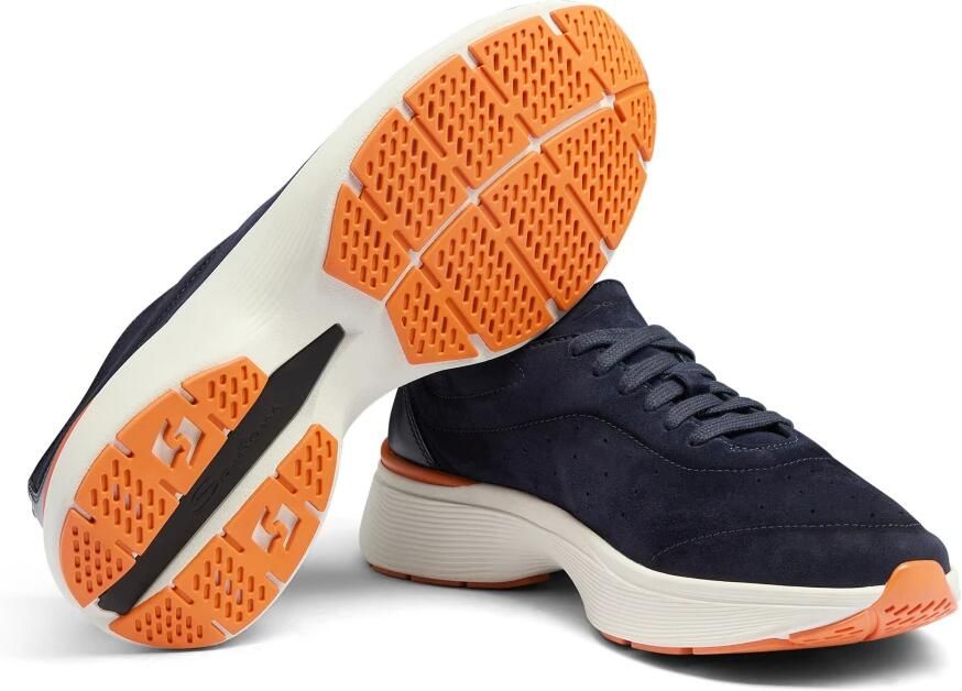 Santoni Leren Sneaker