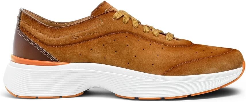 Santoni Leren sneaker voor heren