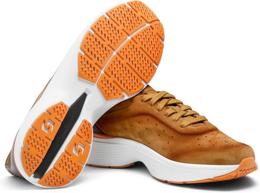 Santoni Leren sneaker voor heren - Foto 2