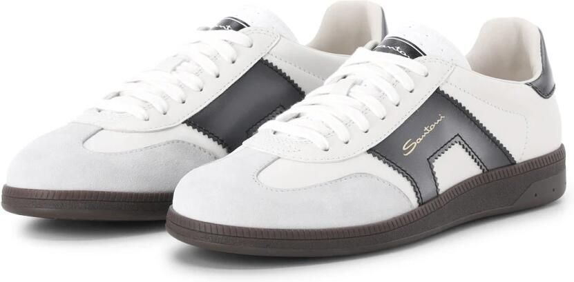 Santoni Leren Sneakers