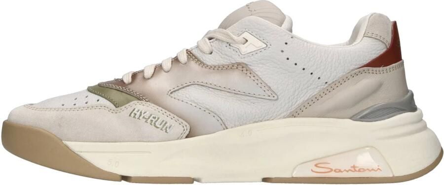 Santoni Leren Sneakers