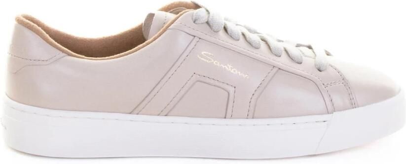 Santoni Leren Sneakers met Veters