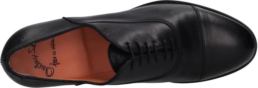 Santoni Leren Veterschoenen