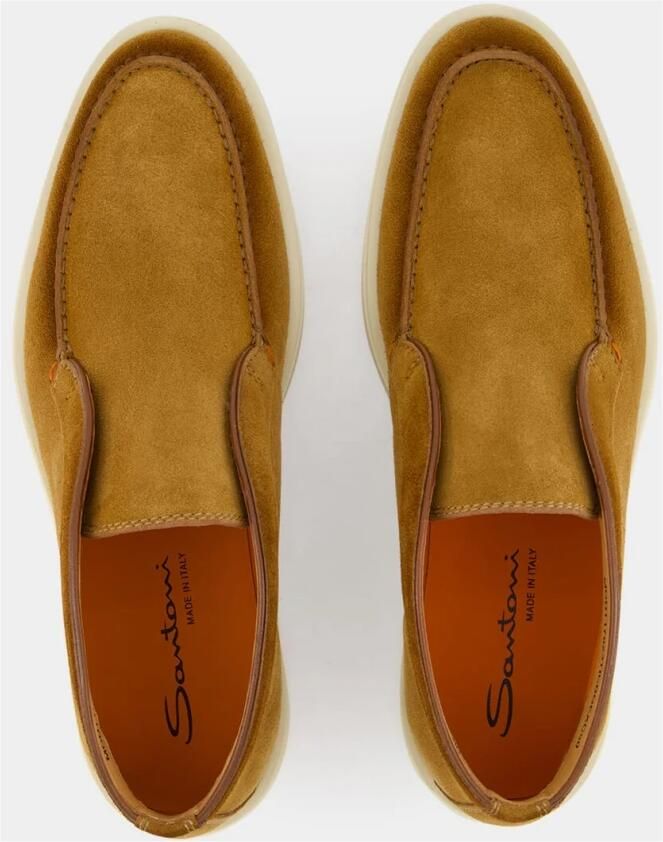 Santoni Lichtbruine Suède Desert Boot