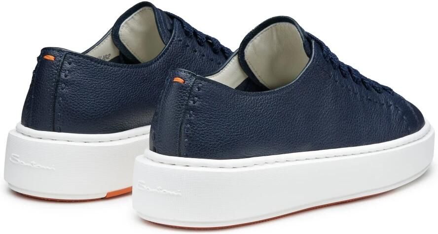 Santoni Low-top leren sneaker - Foto 2