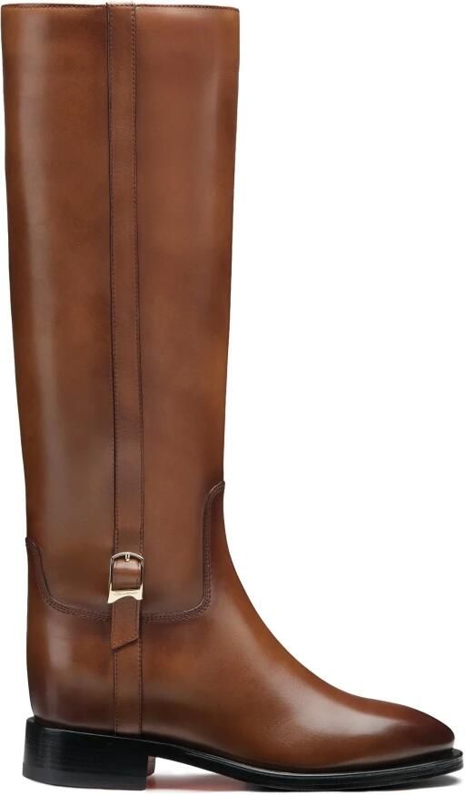 Santoni Mandy Laarzen met gespdetail tot over de knie