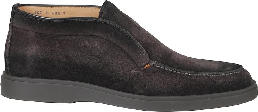 Santoni MGDG17823 Suède Instapper Enkellaarsjes