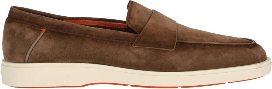 SANTONI Instappers Heren Revolve Suède Bruin - Foto 8