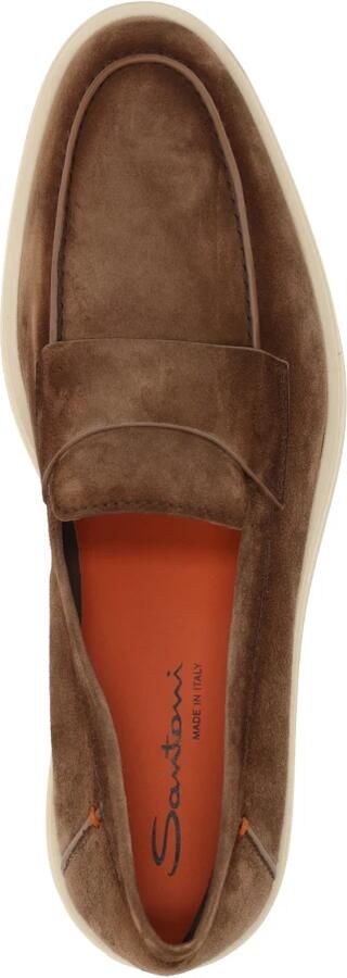 SANTONI Instappers Heren Revolve Suède Bruin - Foto 7
