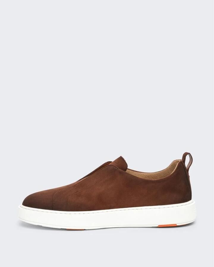 Santoni Nubuck Sneaker voor Heren