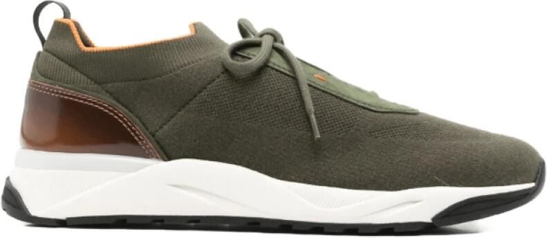 Santoni Panelled Sneakers