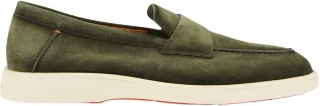 Santoni Penny Suede Loafers