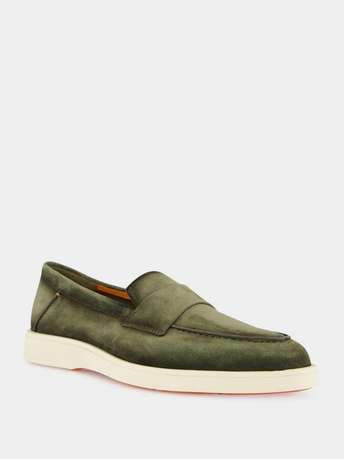 Santoni Penny Suede Loafers - Foto 4